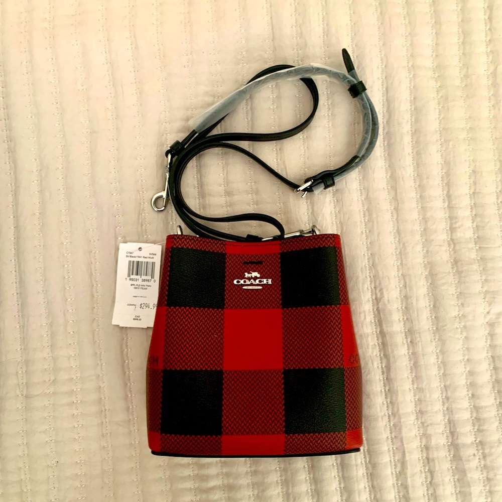 Coach mini town bucket bag.